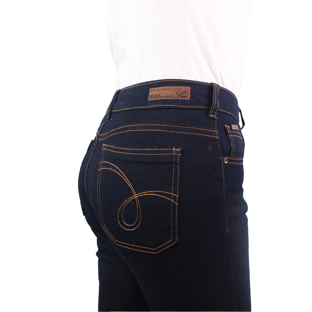Jean Skinny Fit Tiro Medio Para Mujer - Lec lee