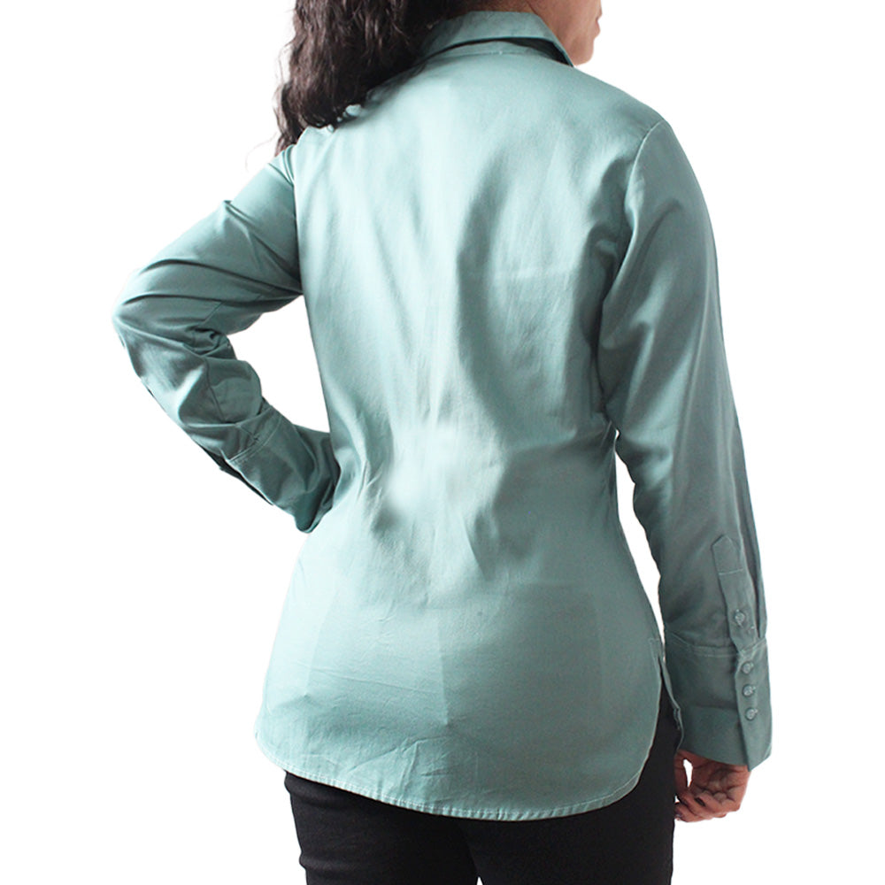 Blusa De Mujer Lec Lee Verde Pardo
