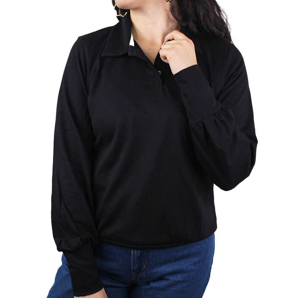 Camiseta polo manga larga para mujer Lec Lee