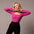 Camiseta Escote Cuadrado Mujer Lec Lee Fucsia