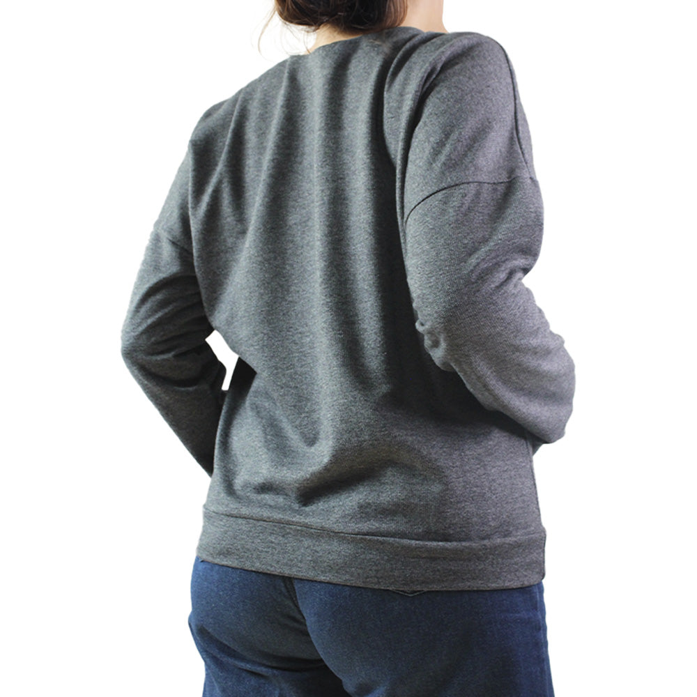 Buzo De Mujer Lec Lee Gris Oscuro