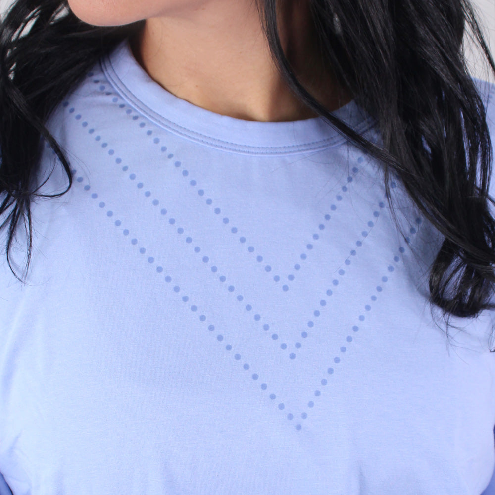 Blusa liviana manga larga para mujer Lec Lee