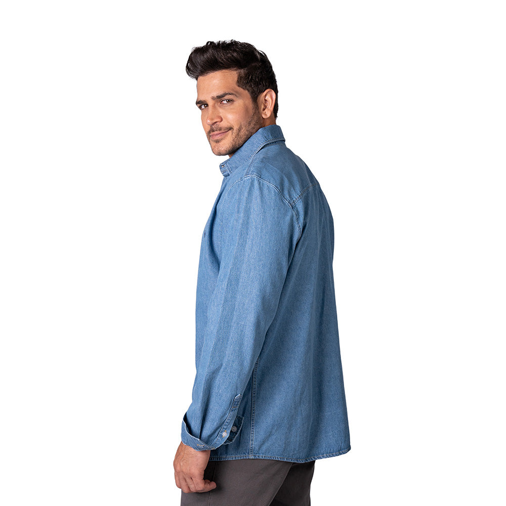 Camisa Denim para Hombre Lec Lee - índigo claro