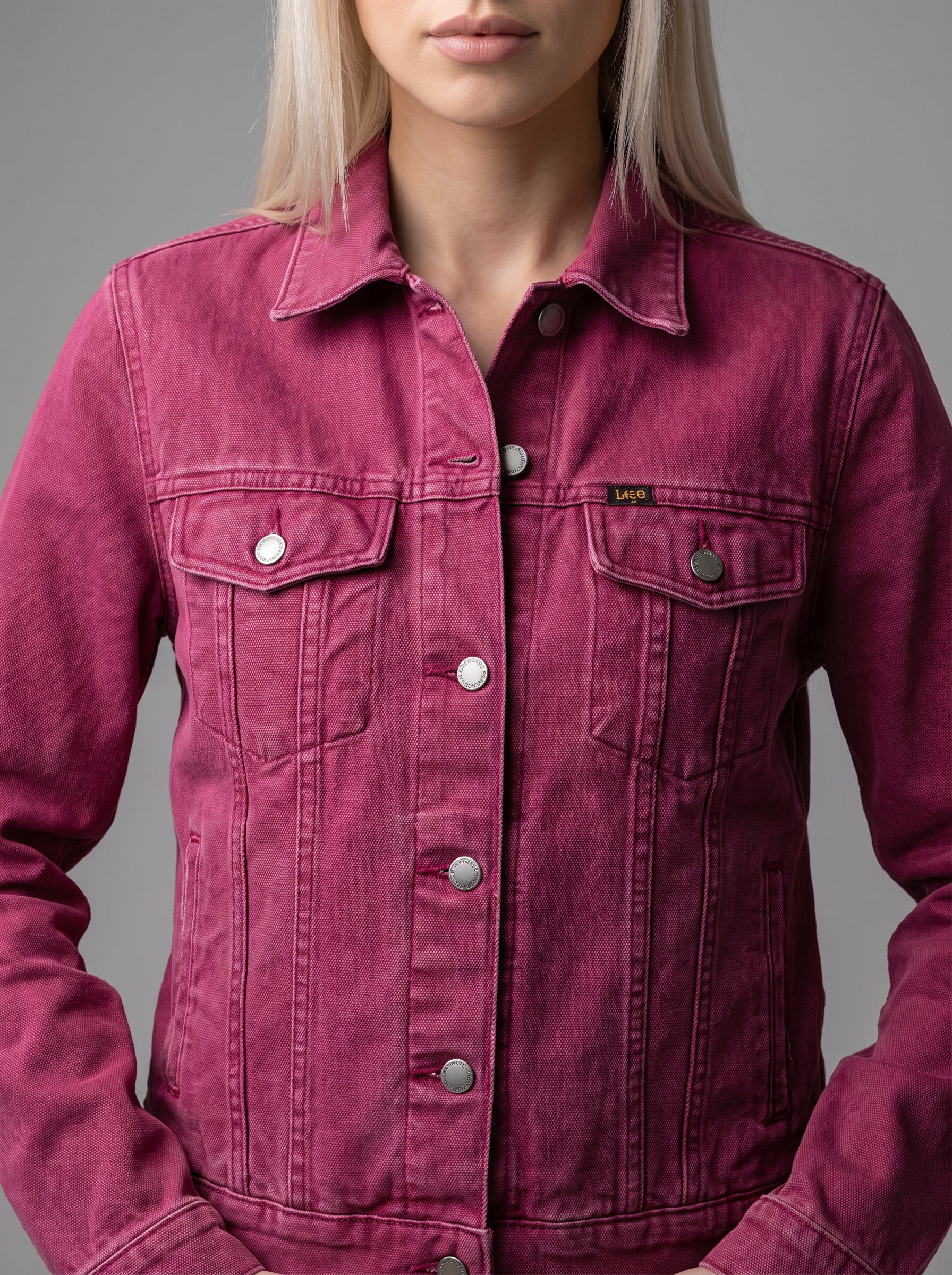 Chaqueta Casual Mujer Lec Lee VinoTinto