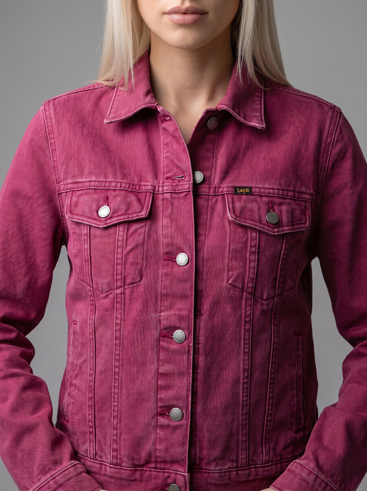 Chaqueta Casual Mujer Lec Lee VinoTinto