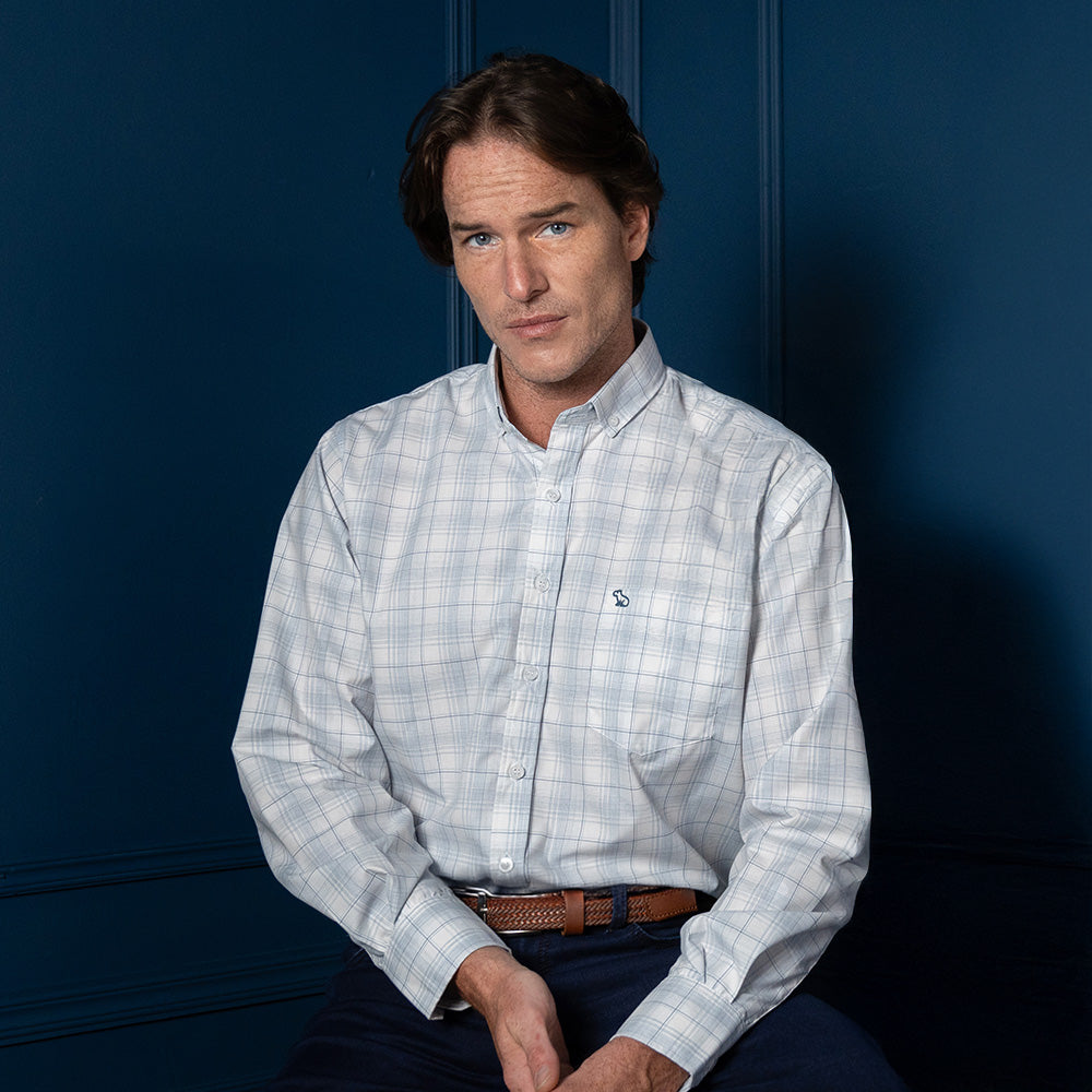 Camisa Casual Hombre Lec Lee Verde Claro