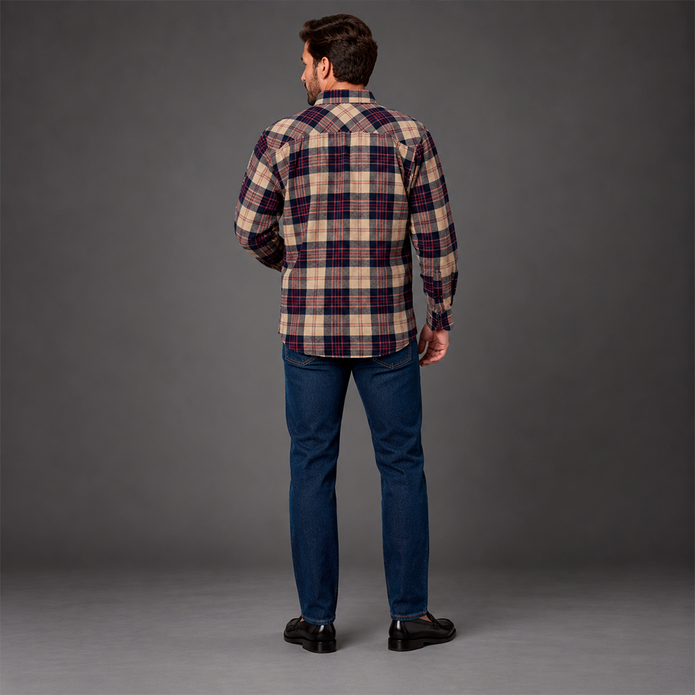 Camisa Leñadora Hombre Lec Lee Kaki