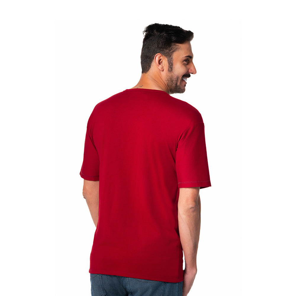 Camiseta Básica Hombre Lec Lee Terracota