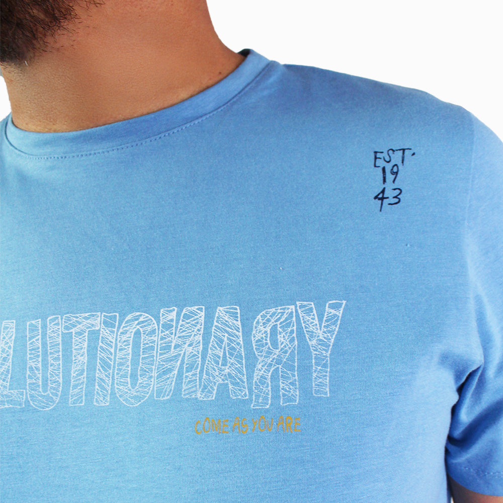 Camiseta Cuello Redondo Hombre Lec Lee Hortensia