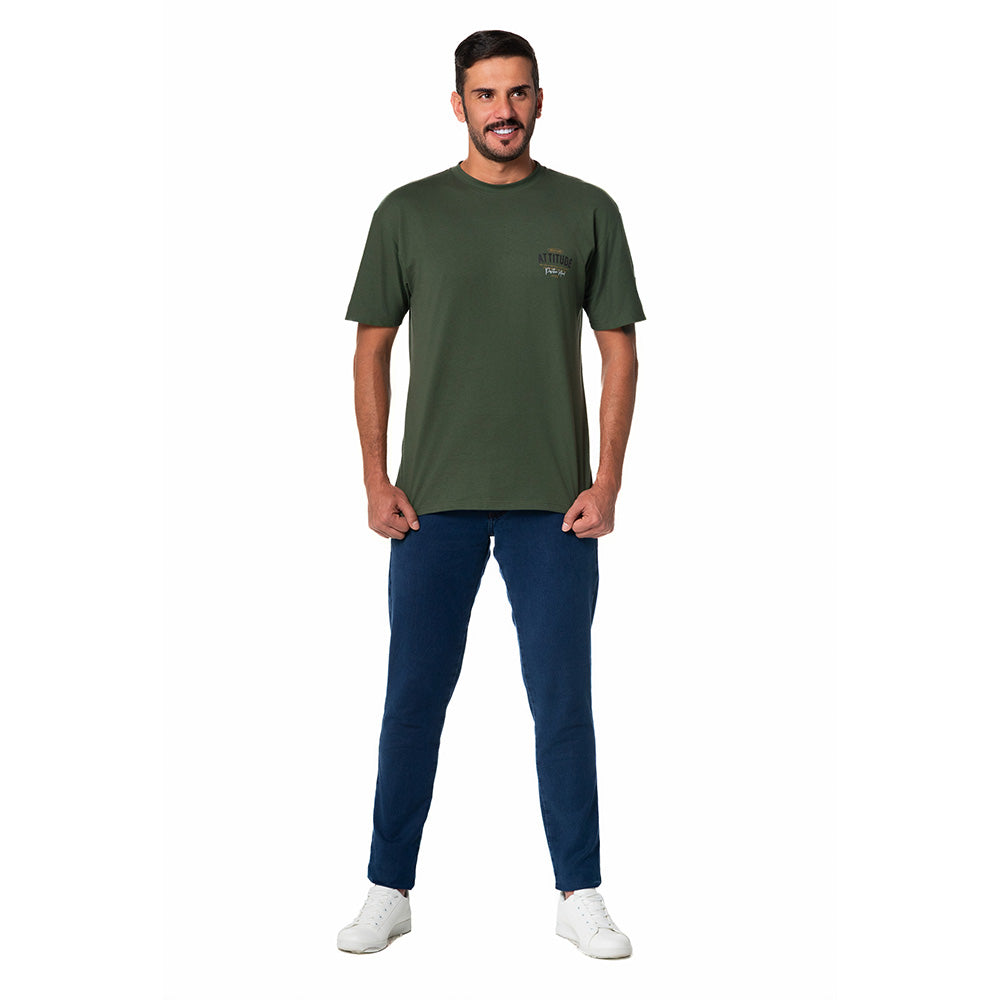 Camiseta Básica Hombre Lec Lee Verde