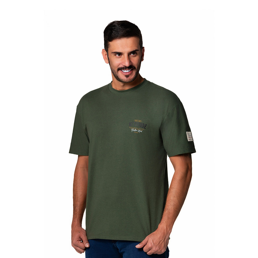 Camiseta Básica Hombre Lec Lee Verde