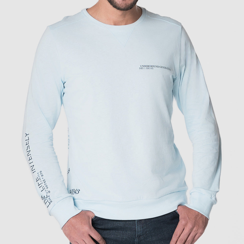 Buzo cuello redondo Lec Lee Azul Claro