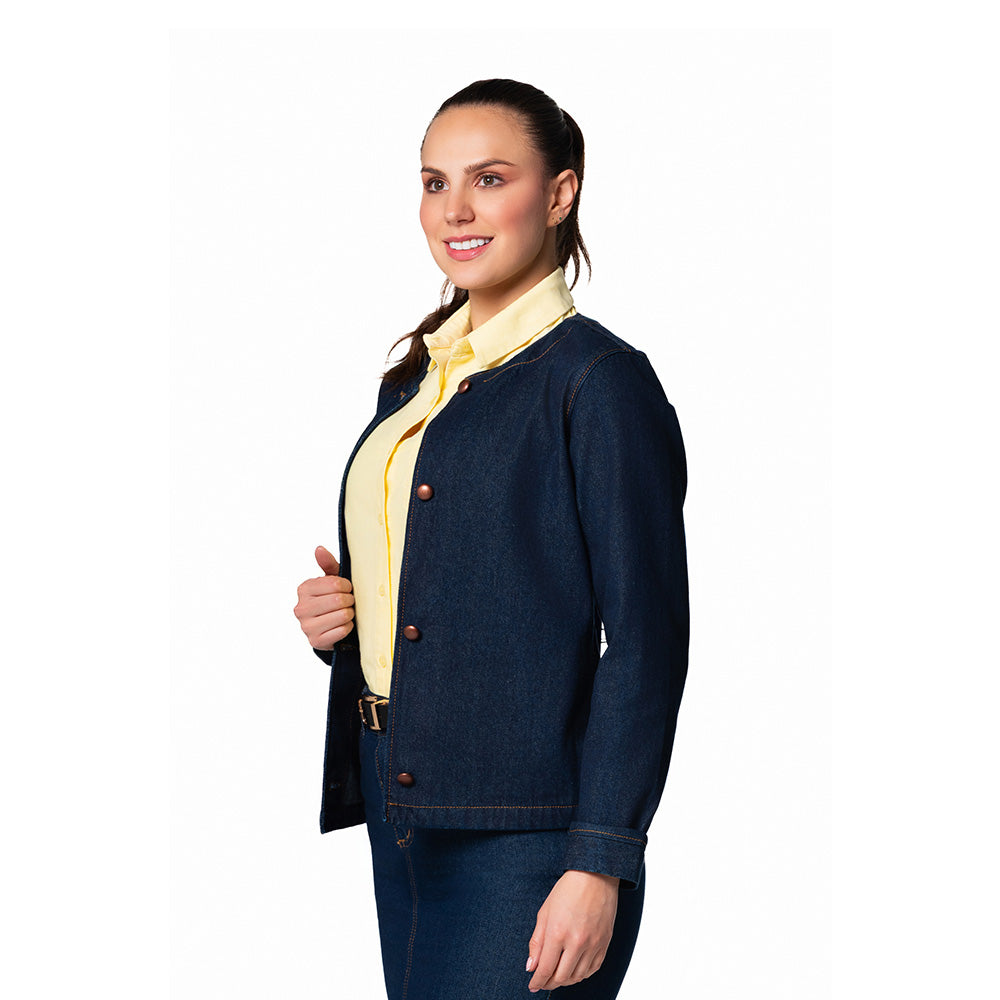 Chaqueta en denim clásica para mujer Lec Lee