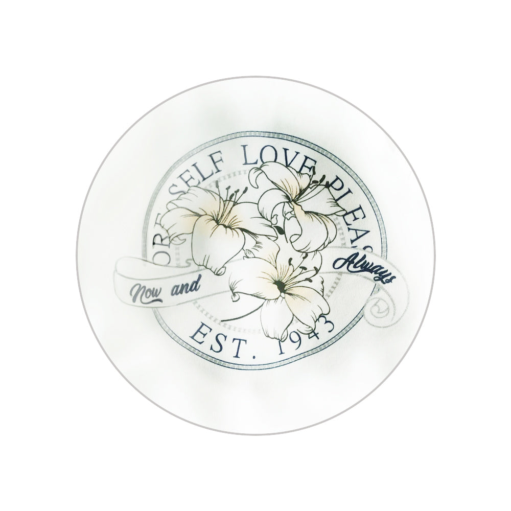 Buzo cuello redondo estampado - Gris Oscuro