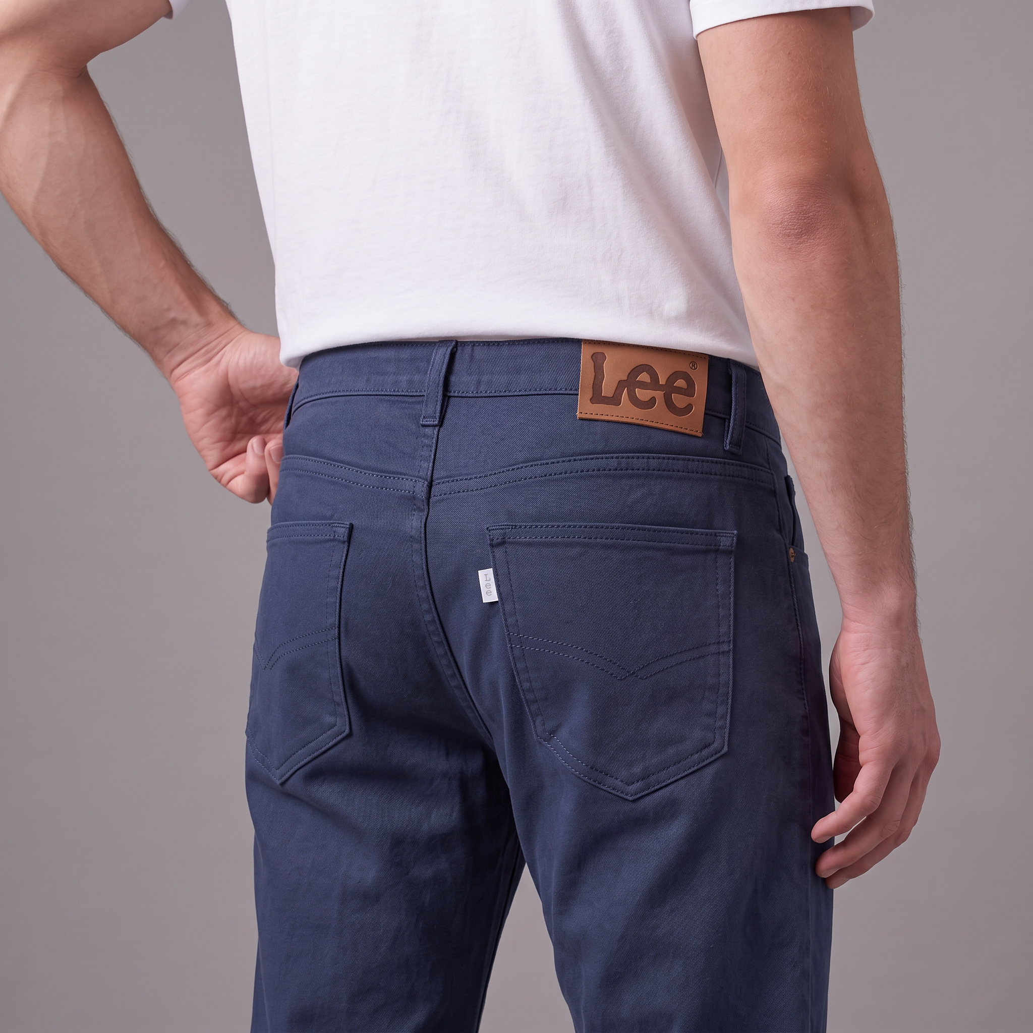 Pantalón Staid Hip Hombre Lec Lee Azul índigo