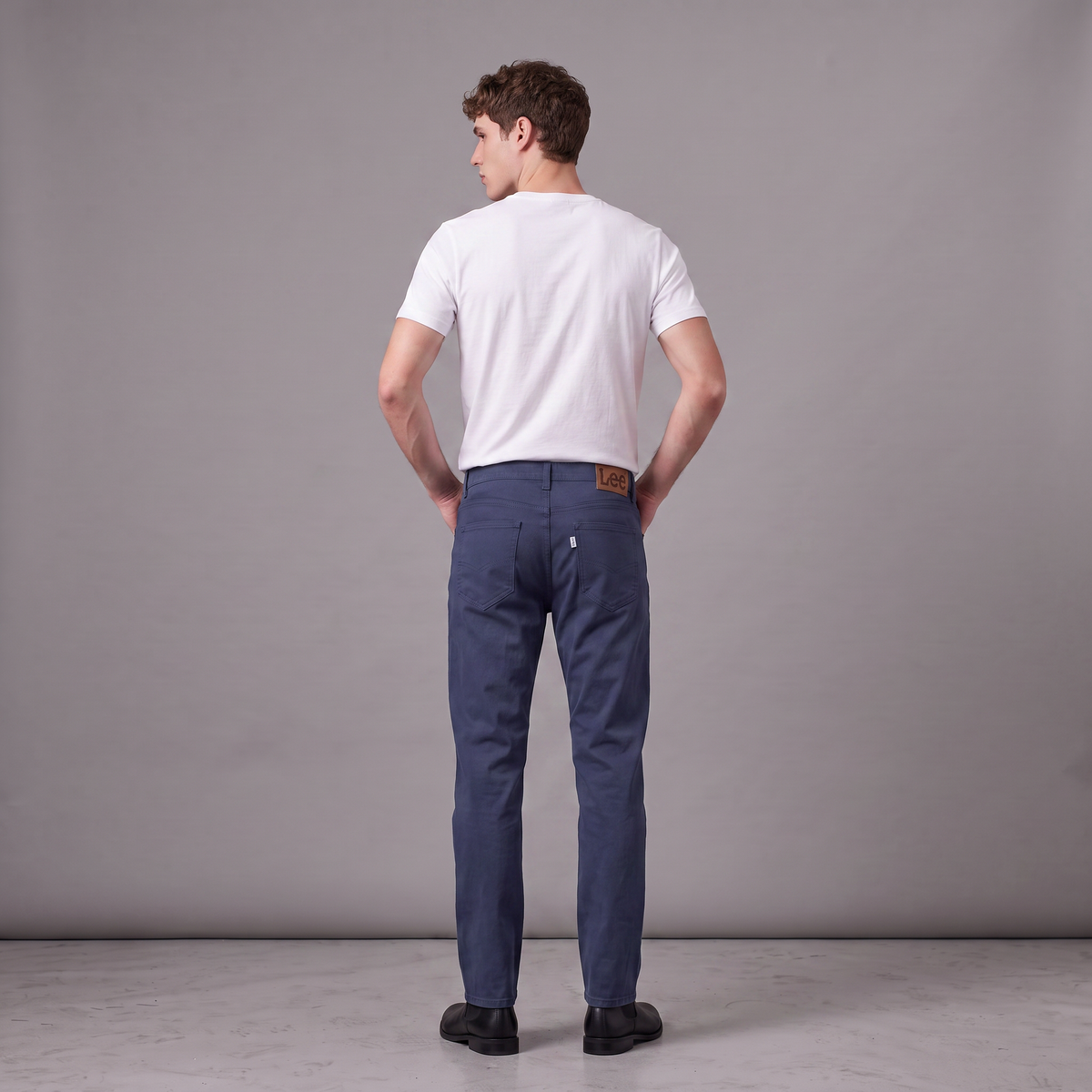 Pantalón Staid Hip Hombre Lec Lee Azul índigo
