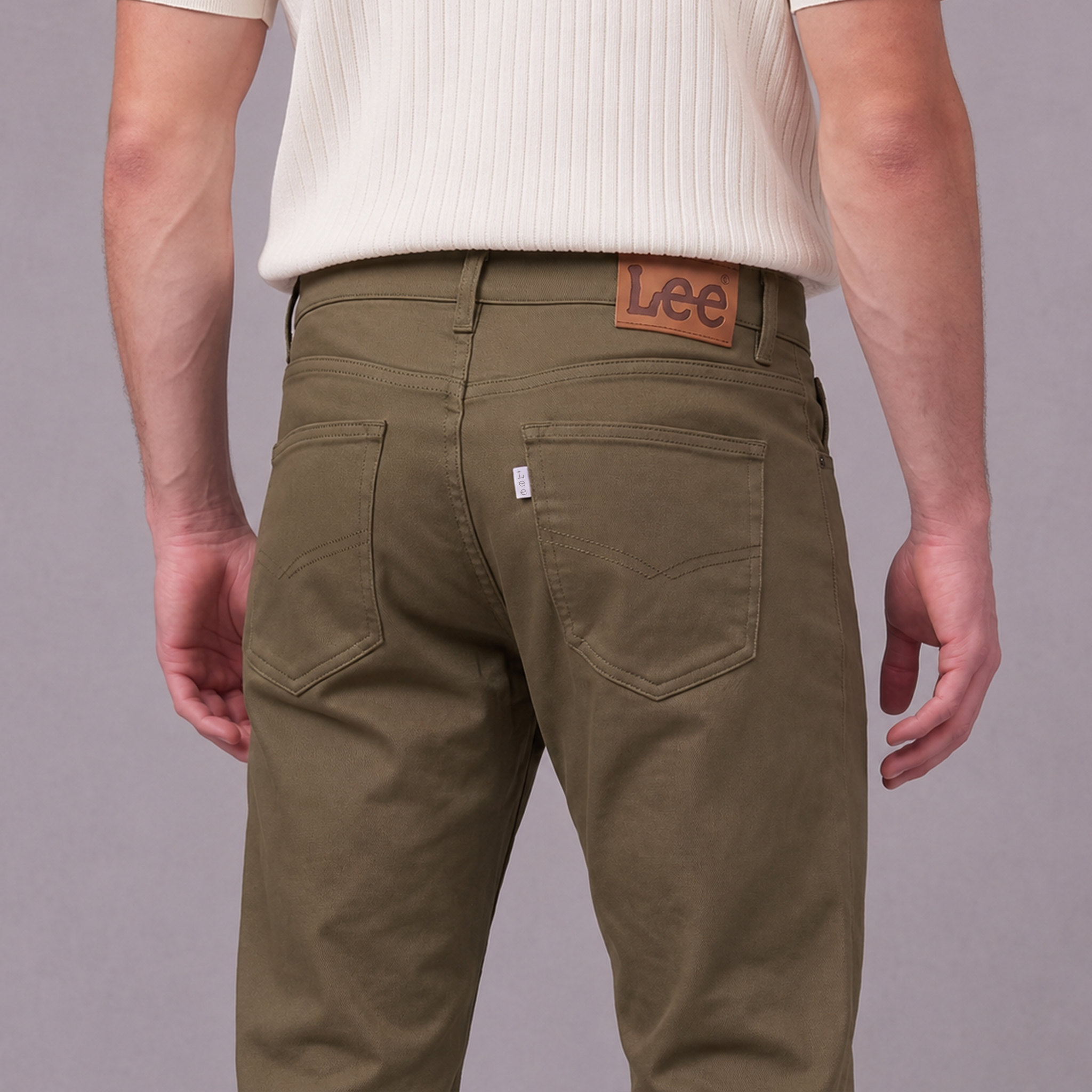 Pantalón Staid Hip Hombre Lec Lee Verde Oscuro