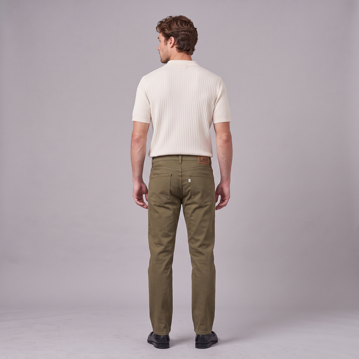 Pantalón Staid Hip Hombre Lec Lee Verde Oscuro