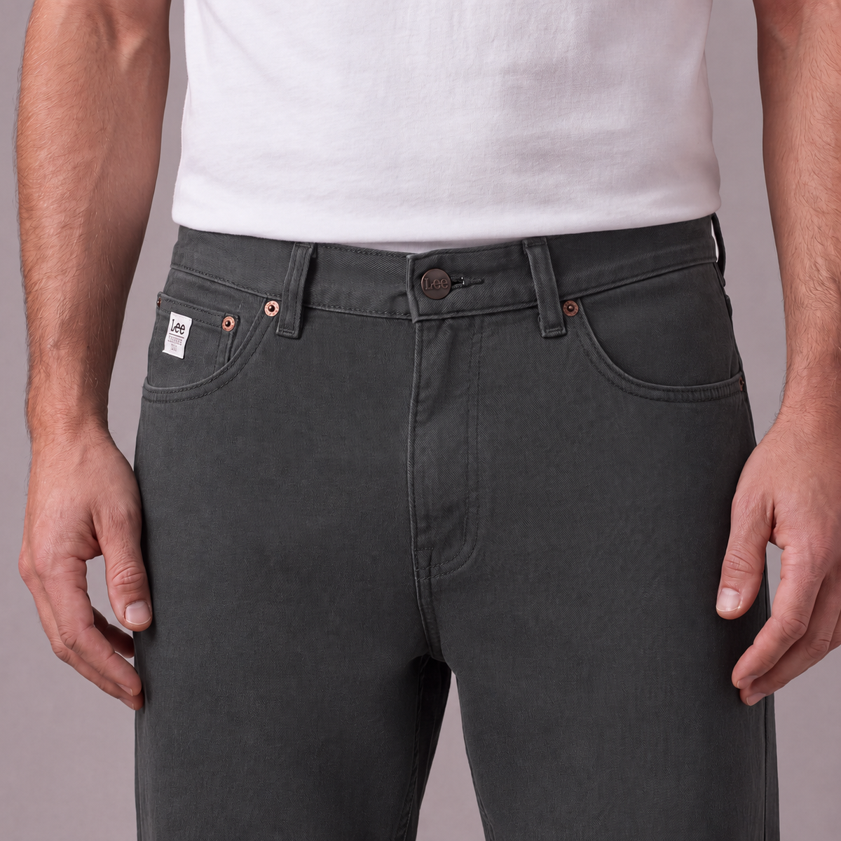 Pantalón Clásico 290 Hombre Lec Lee Verde