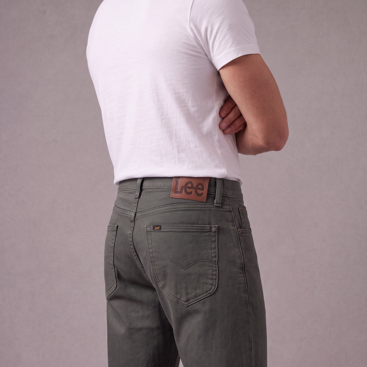 Pantalón Clásico 290 Hombre Lec Lee Verde