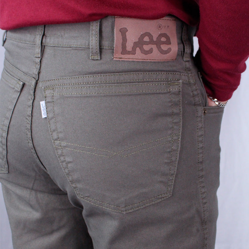 Pantalón Confort Straid Hip para Hombre Lec Lee - Verde claro