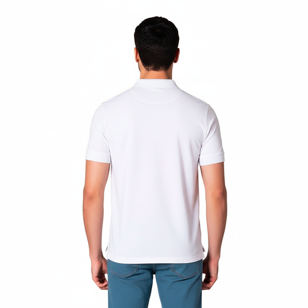 Camiseta Polo 303 Hombre Lec Lee - Blanco