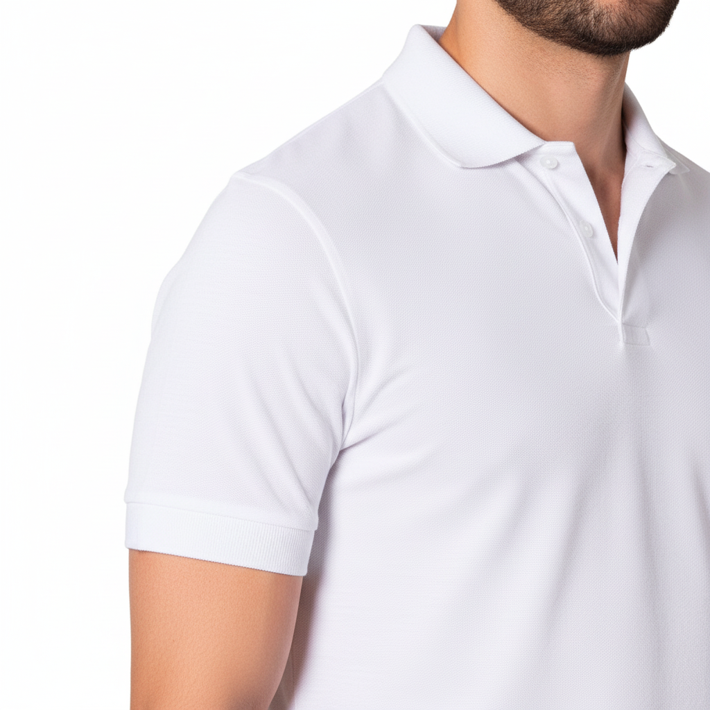 Camiseta Polo 303 Hombre Lec Lee - Blanco