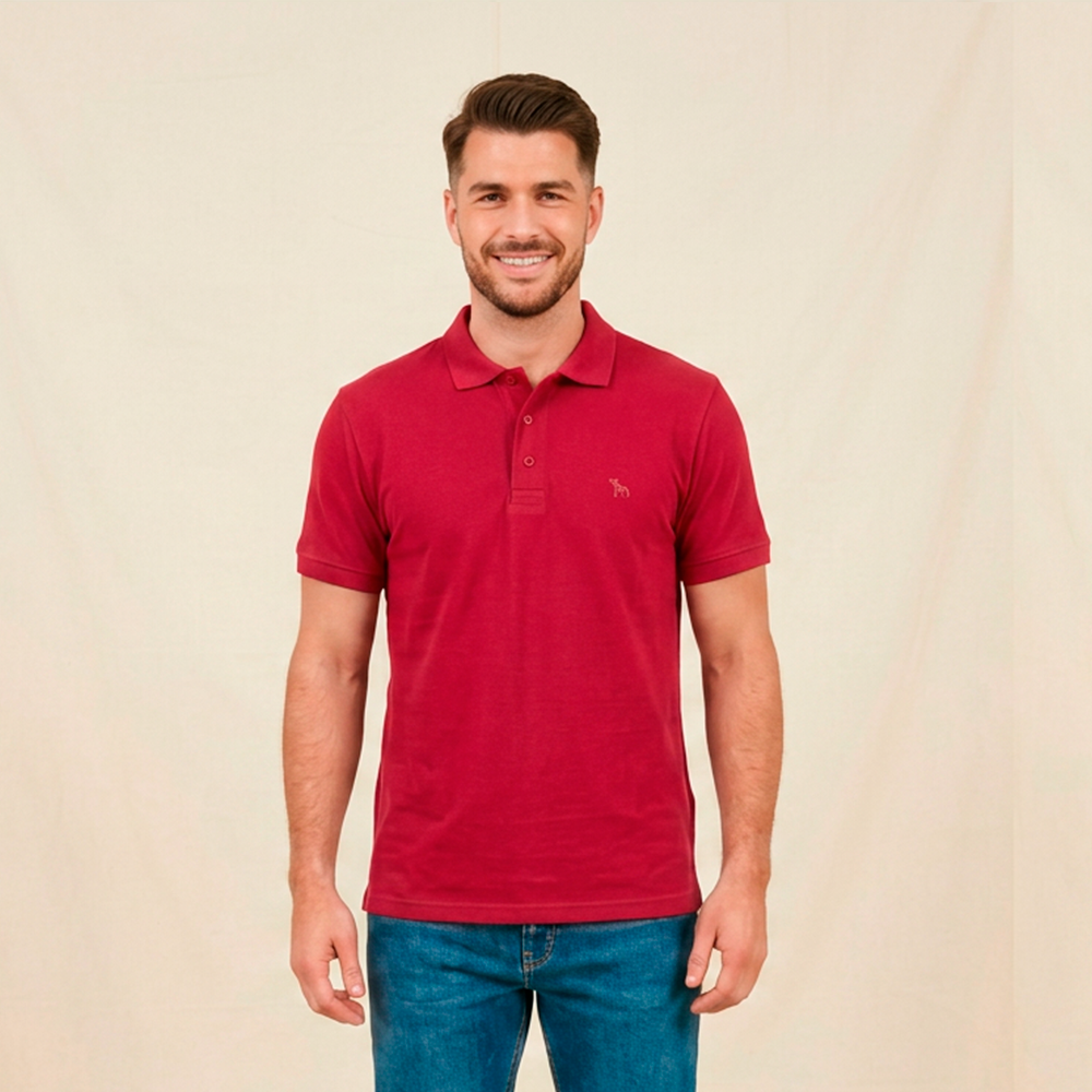 Camiseta Polo Lec Lee Rojo