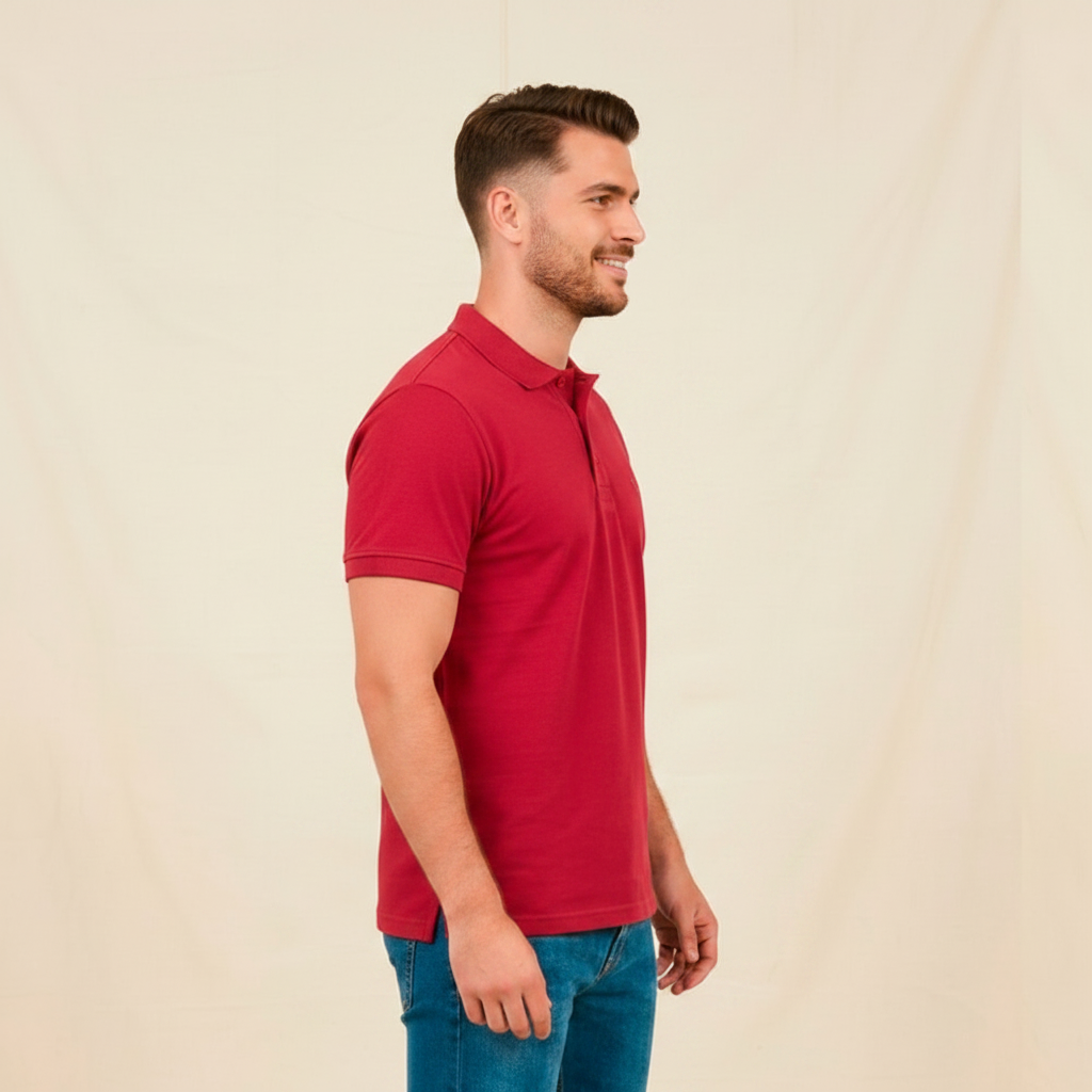 Camiseta Polo Mundial Lec Lee Rojo