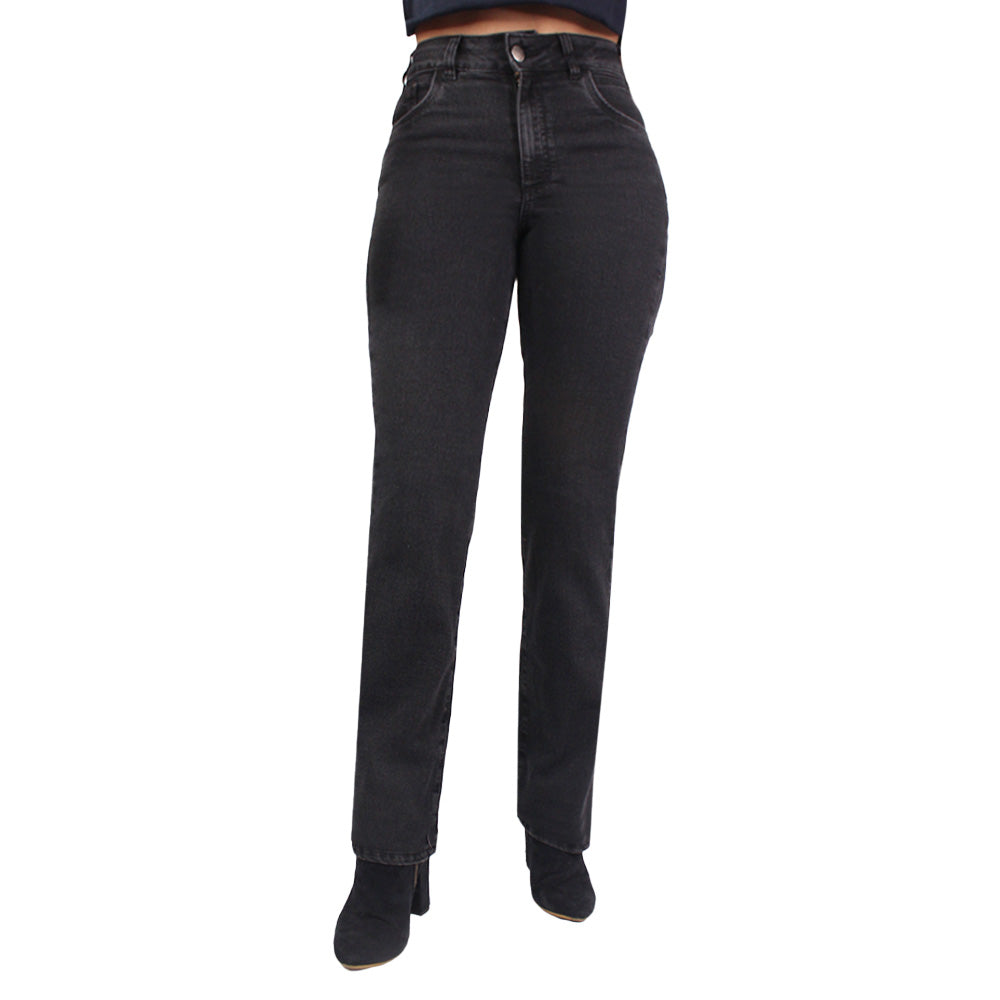Jean Straight para mujer color negro