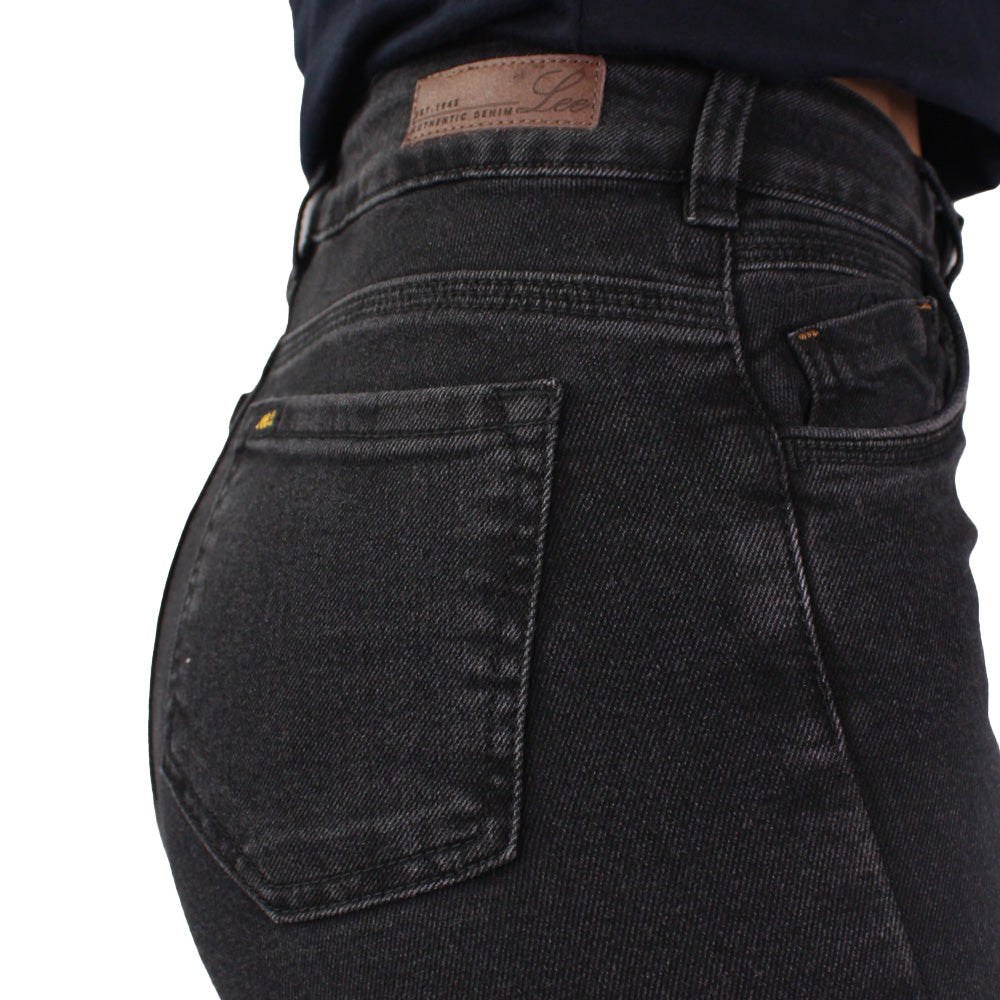 Jean Straight para mujer color negro