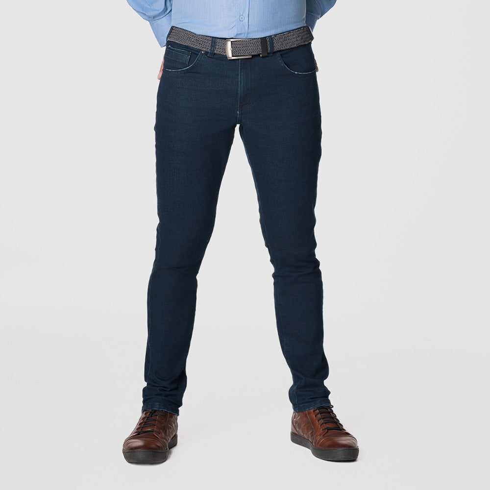 Jean Basic Denim Trim Fit Índigo Oscuro