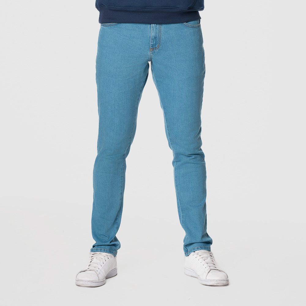 Jean Basic Denim Trim Fit Índigo Medio