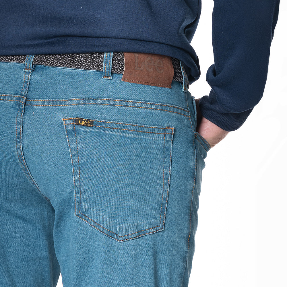 Jean Basic Denim Trim Fit Índigo Medio