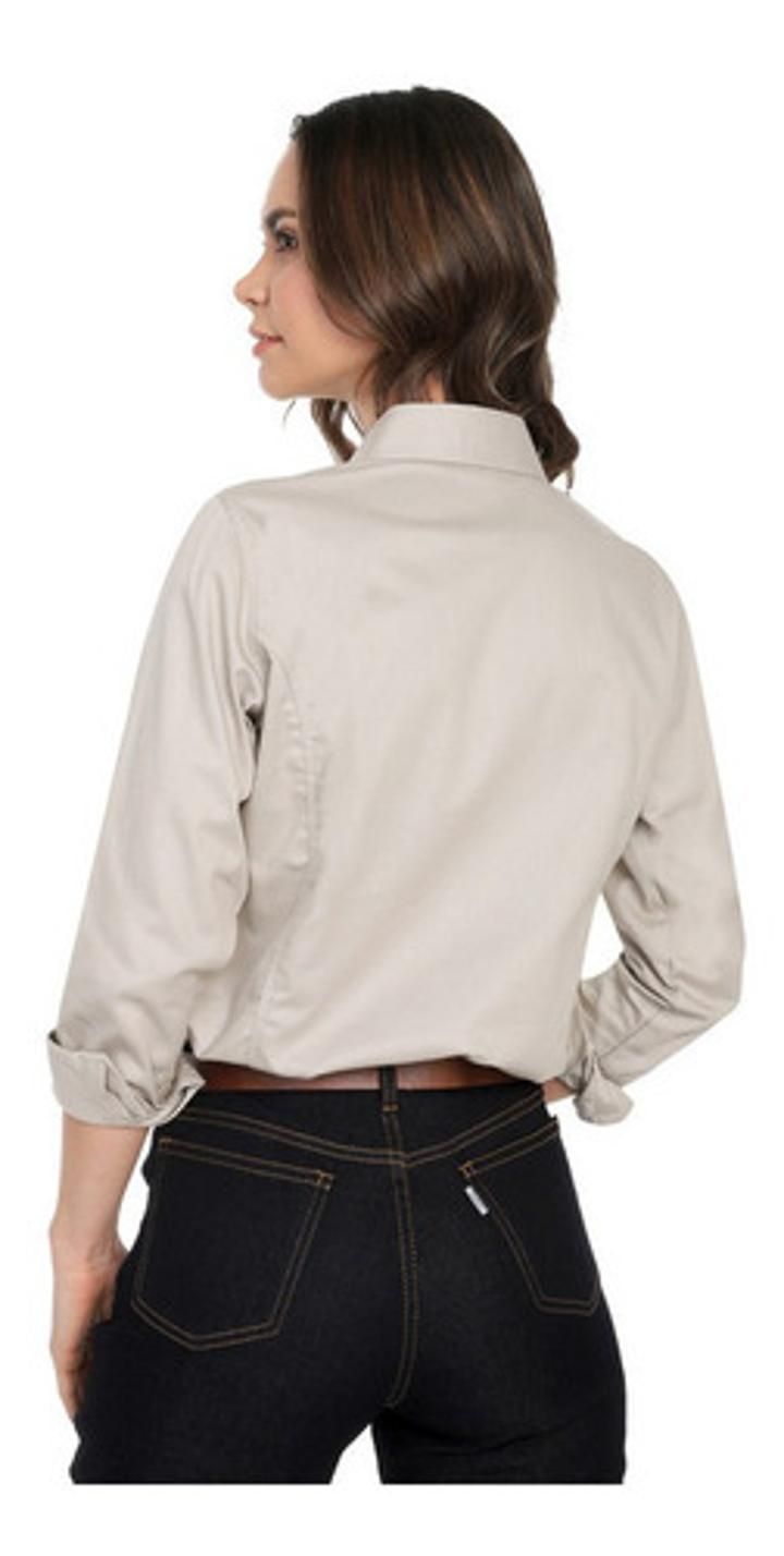 Blusa Básica Mujer Ref. 209 Lec Lee - Beige