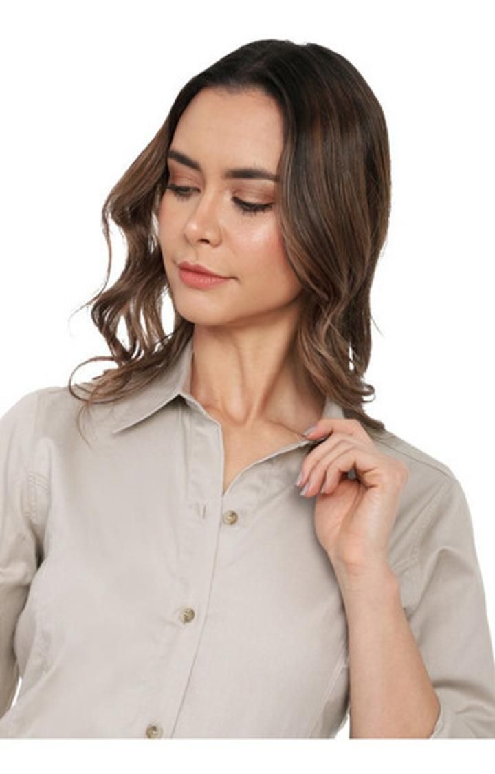 Blusa Básica Mujer Ref. 209 Lec Lee - Beige