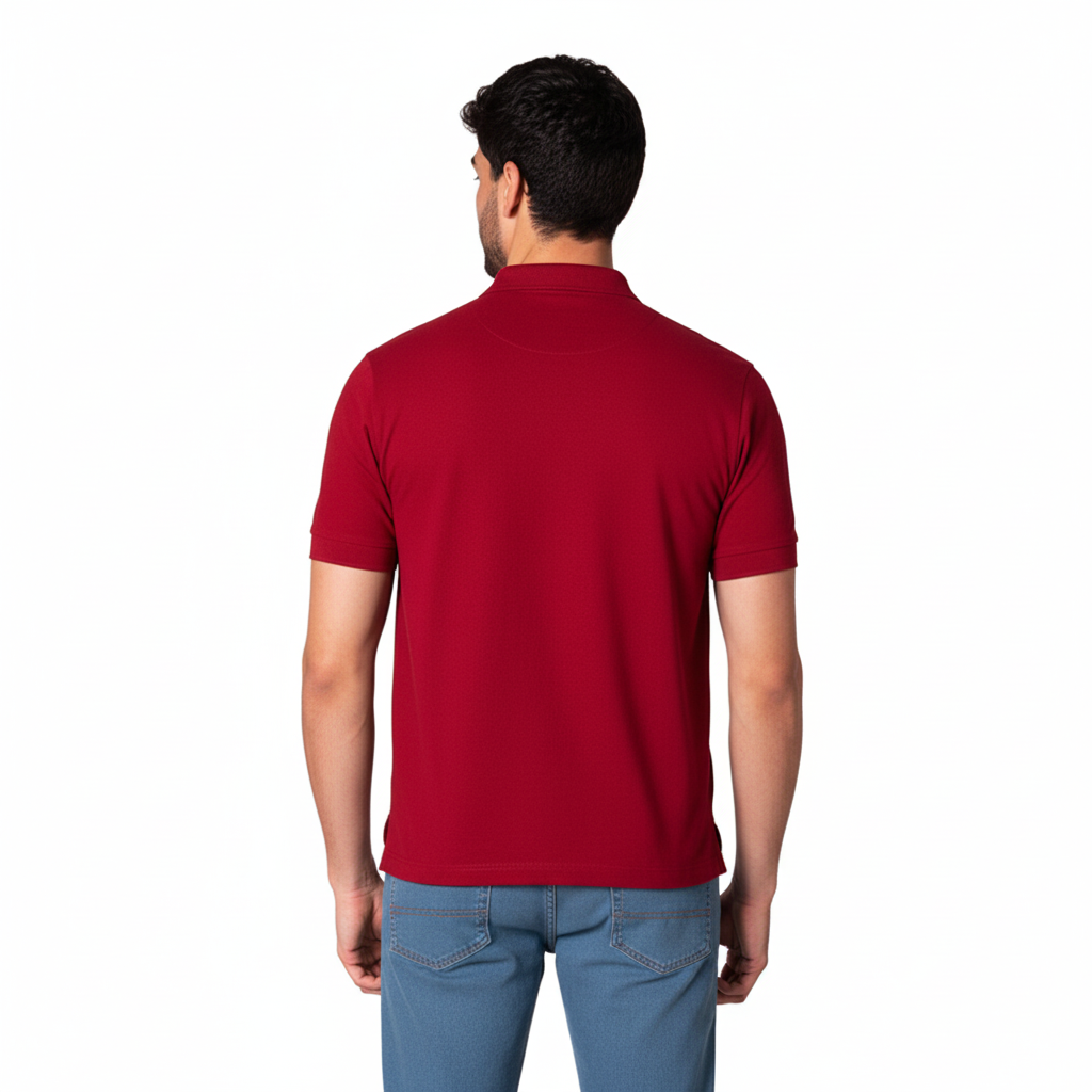 Camiseta Polo para Hombre Lec Lee Rojo
