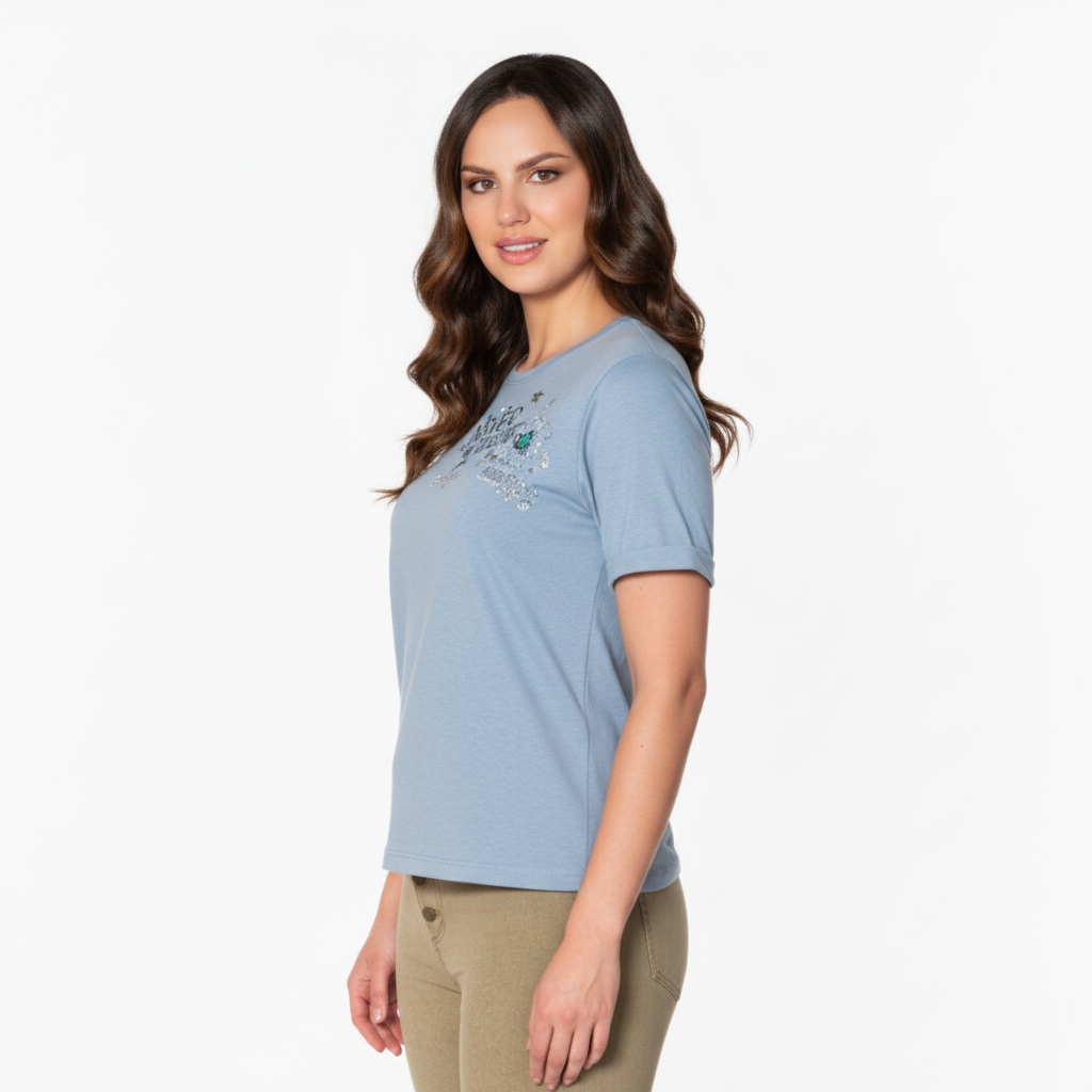 Camiseta Manga Corta para Mujer Lec Lee