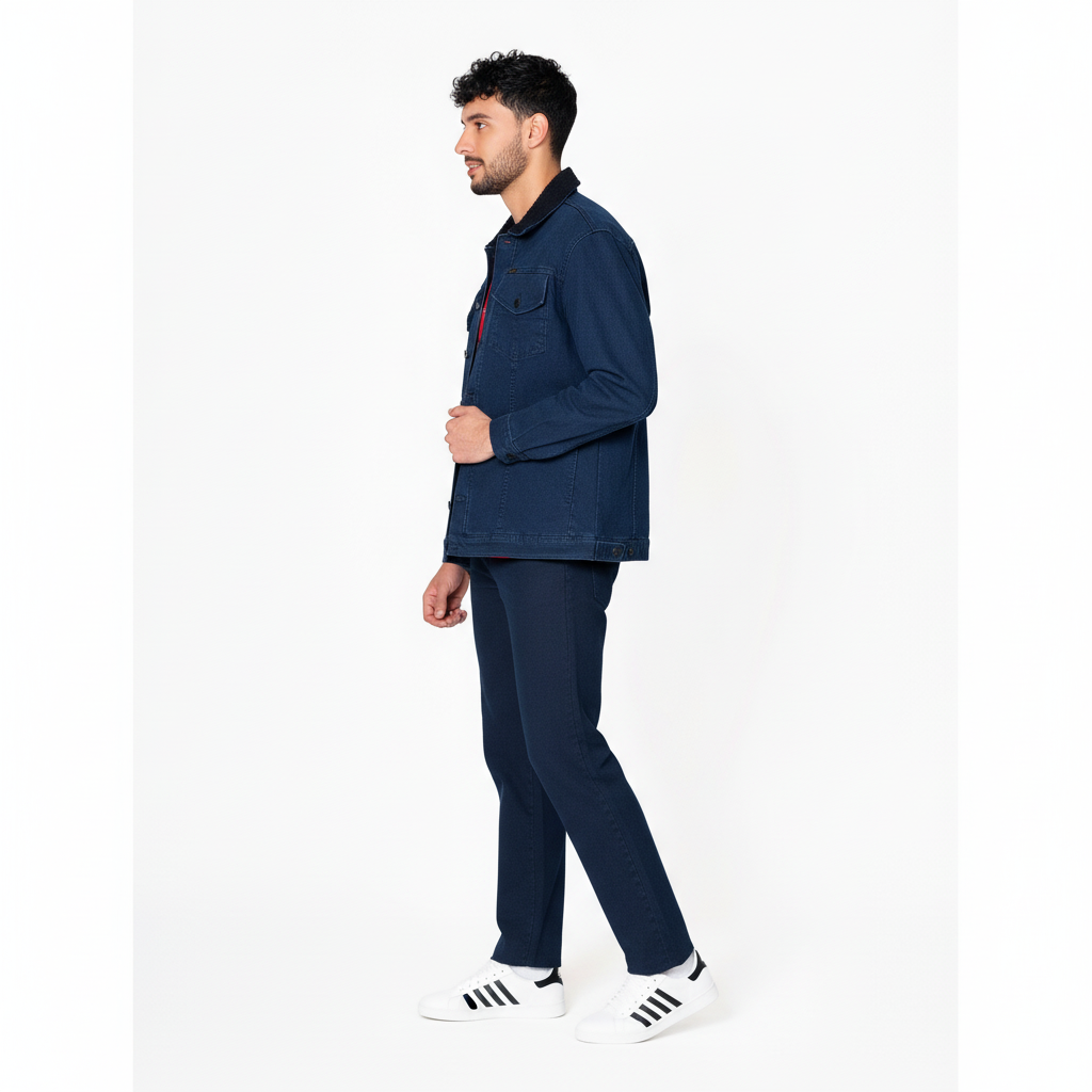 Chaqueta para Hombre Índigo con Ovejero Lec Lee