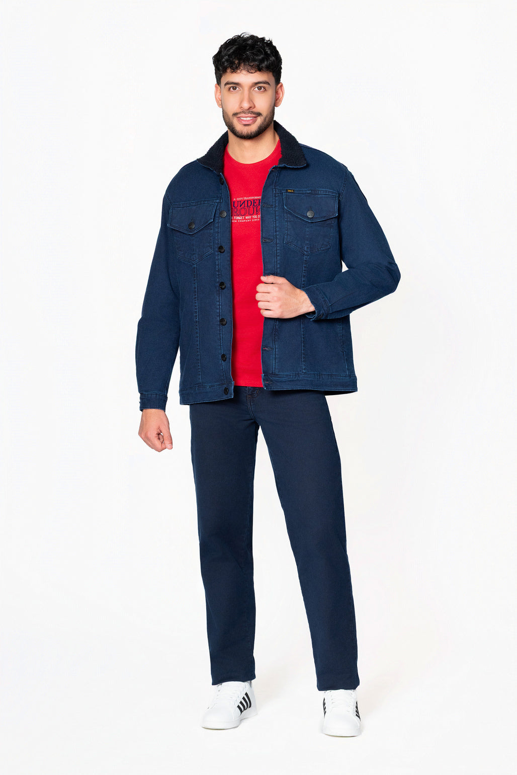 Chaqueta para Hombre Índigo con Ovejero Lec Lee