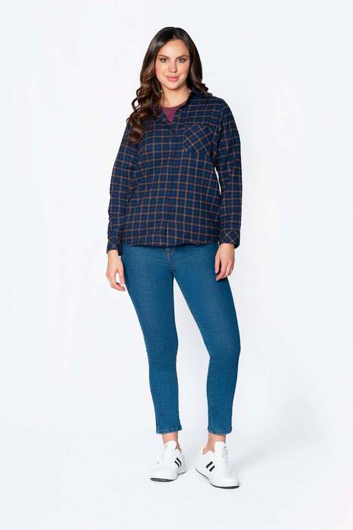 Blusa leñadora para mujer Lec Lee