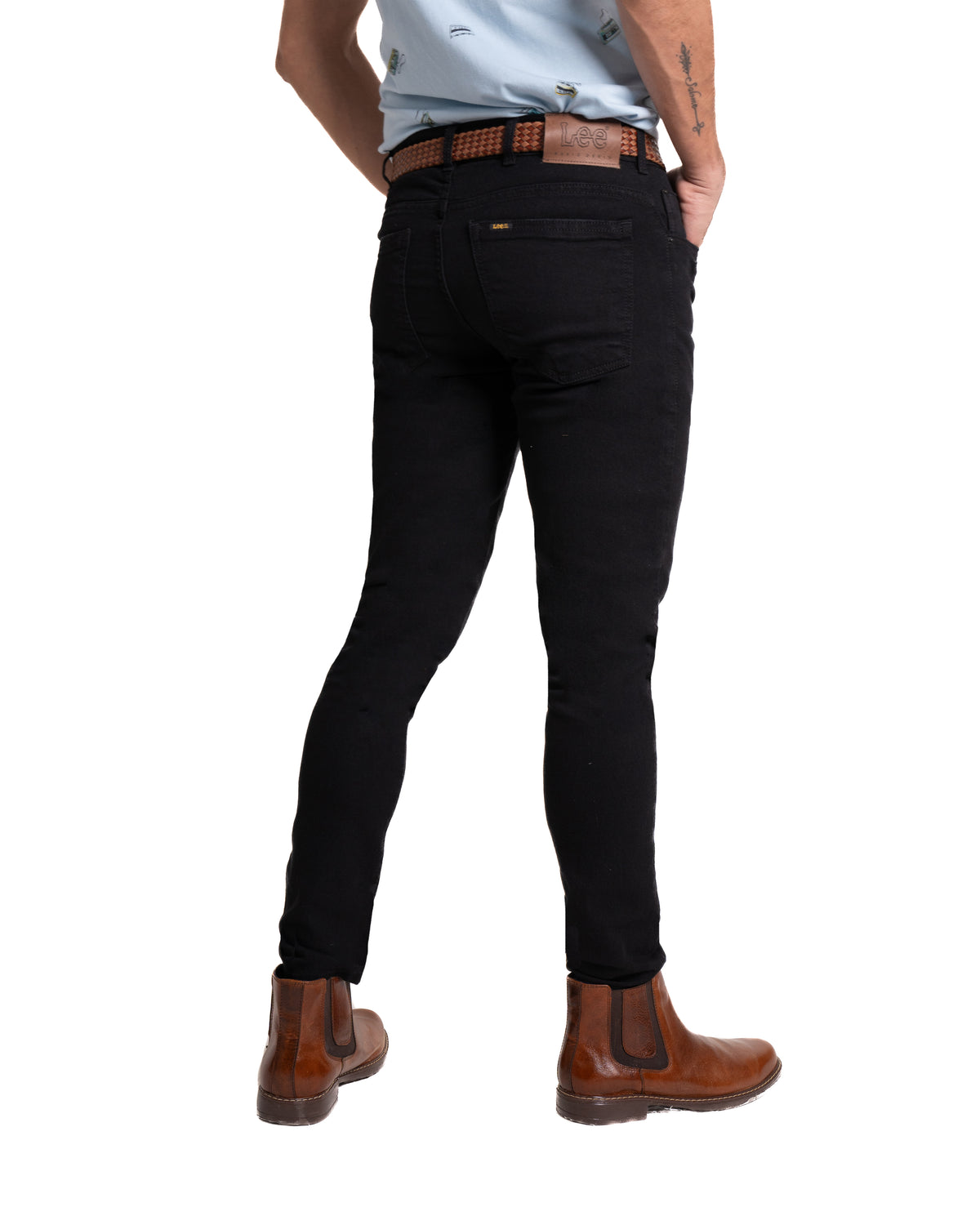 Jean Trim para hombre color negro