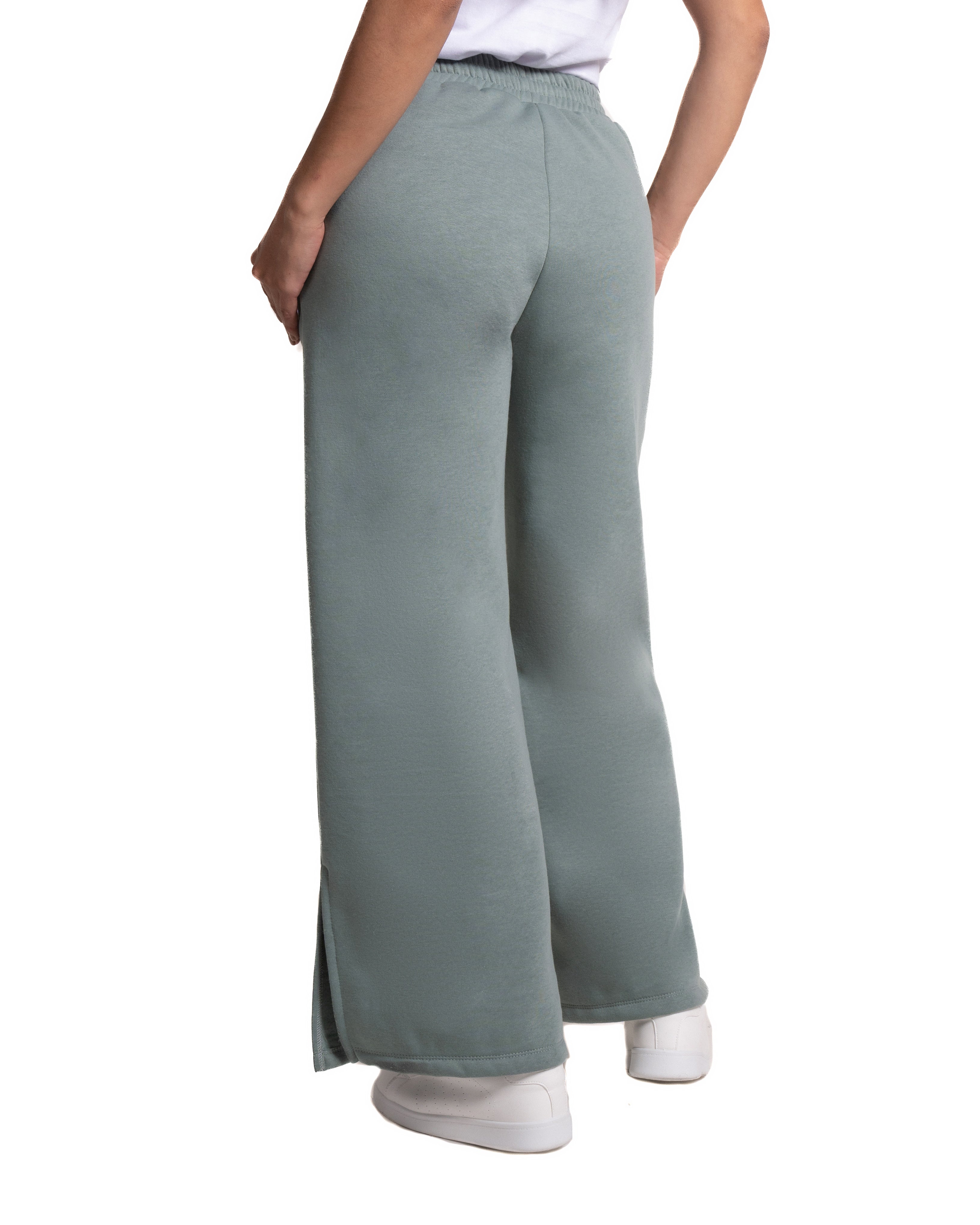 Pantalón Palazzo para mujer color verde claro