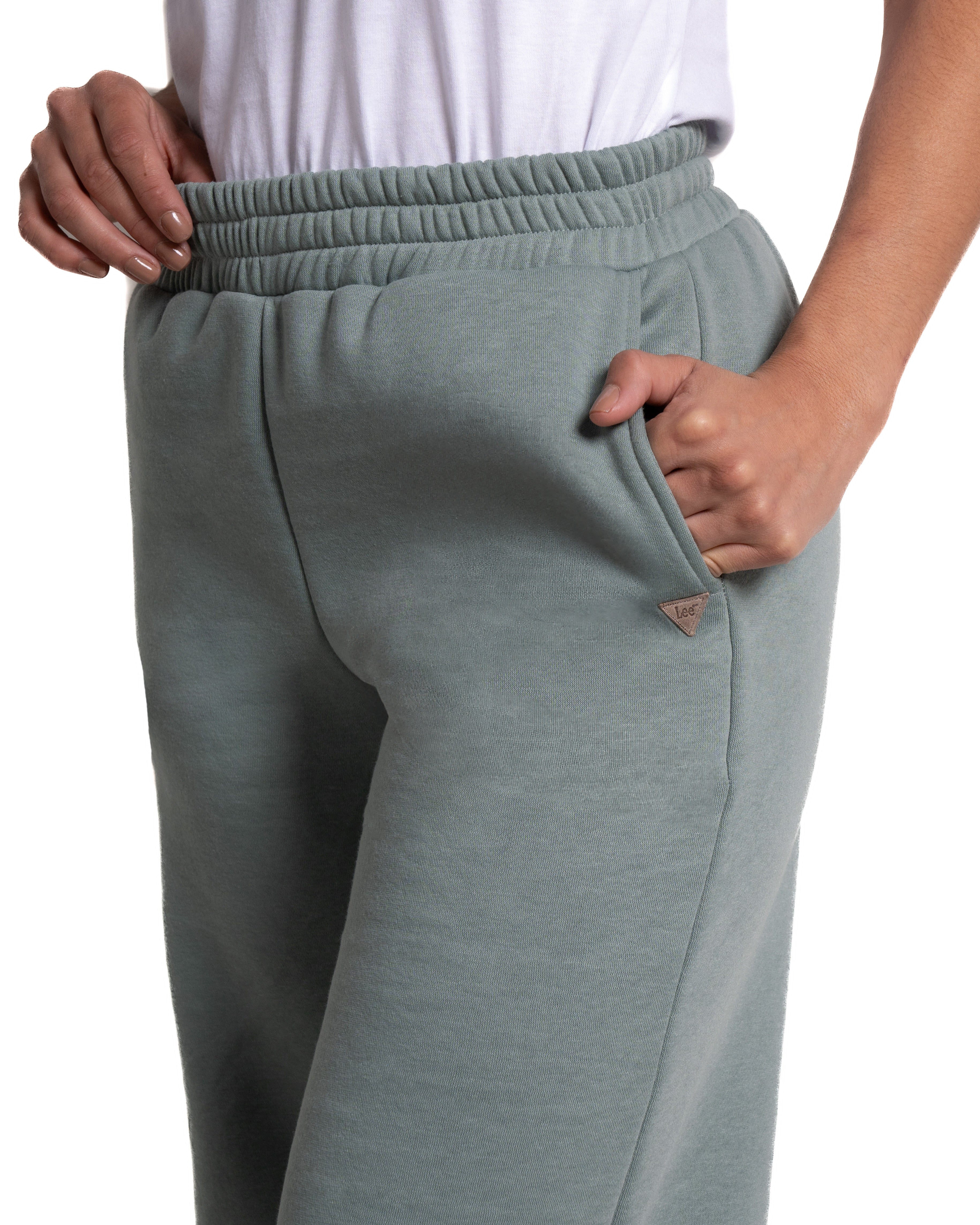 Pantalón Palazzo para mujer color verde claro