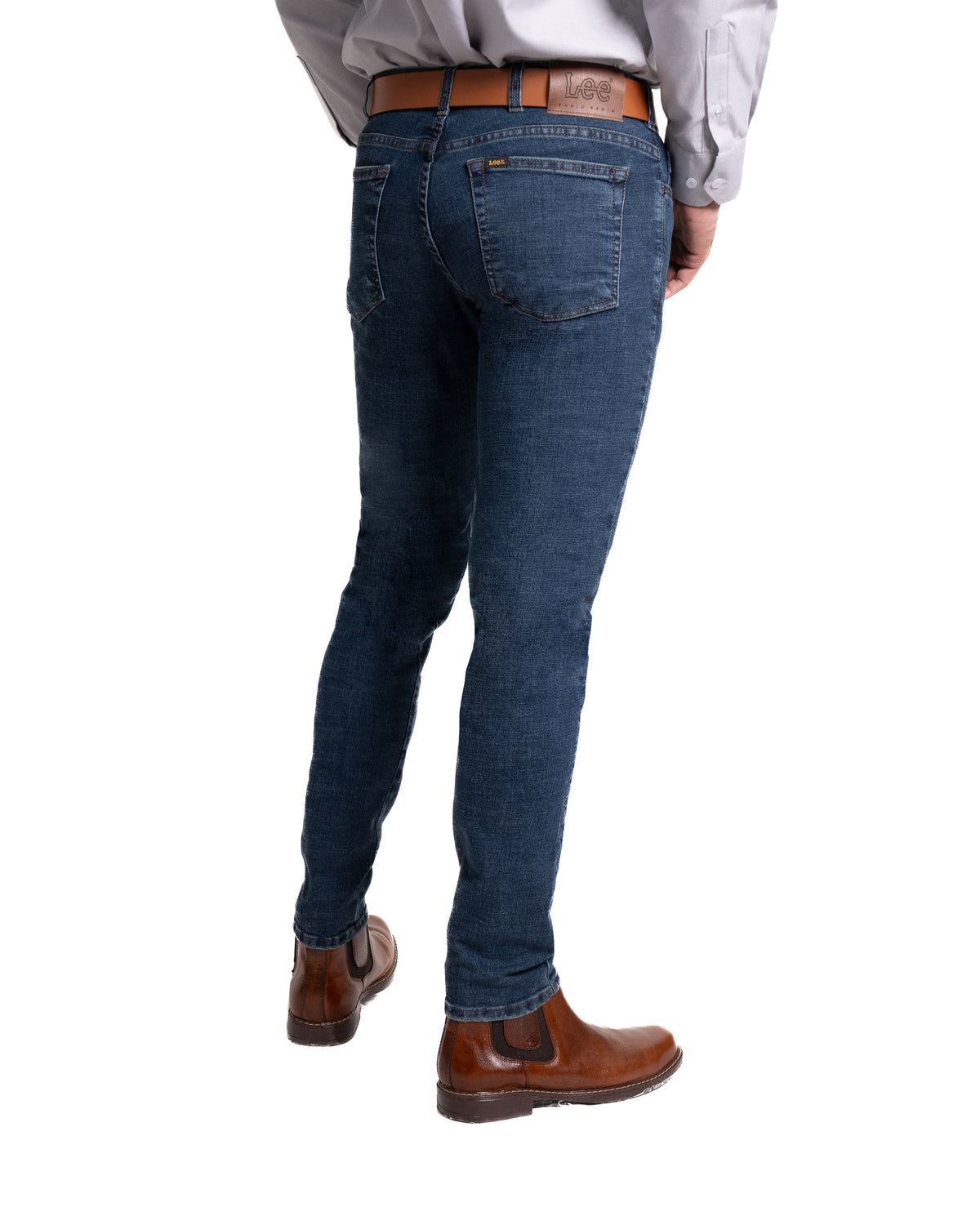 Jean Skinny para hombre color índigo oscuro