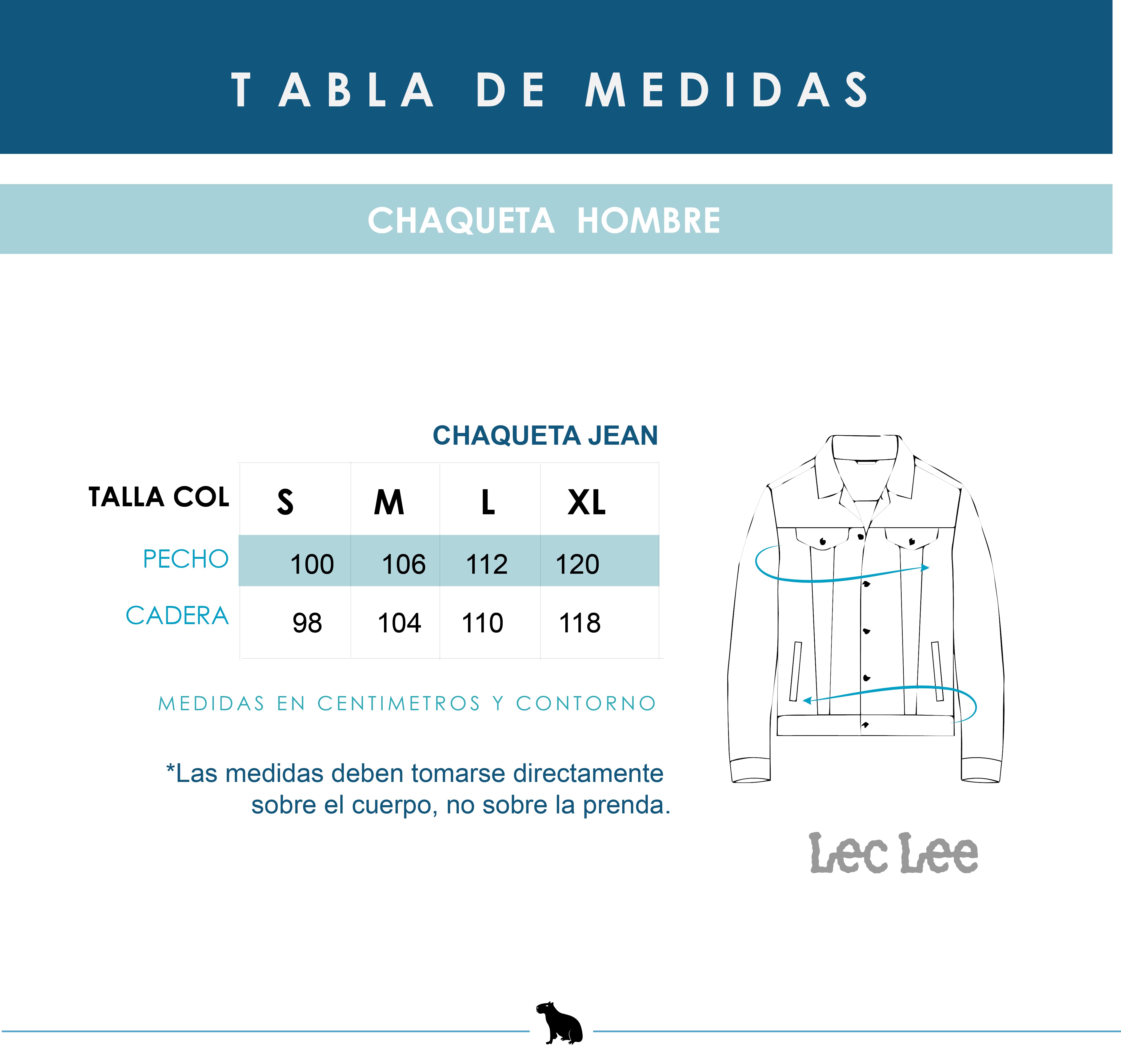 Chaqueta Casual Hombre Lec Lee Negro