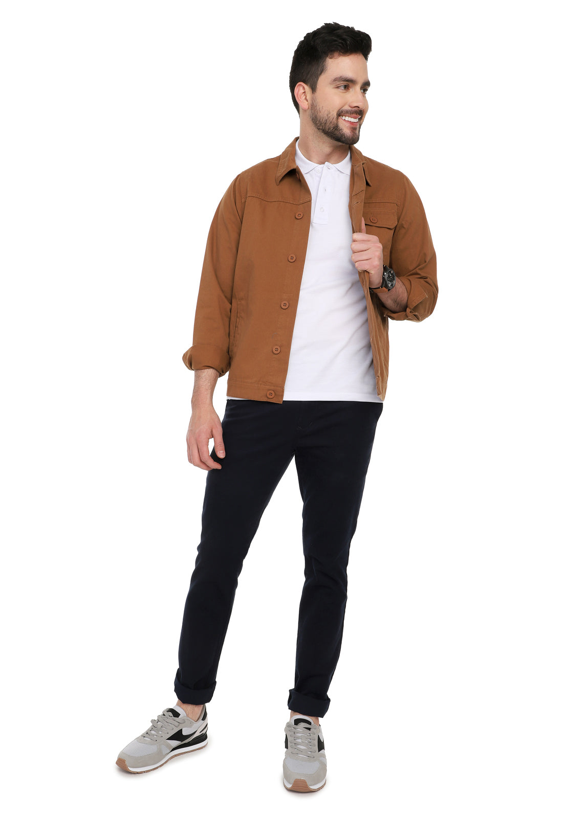 Pantalón En Dril Para Hombre Lec Lee Azul Oscuro