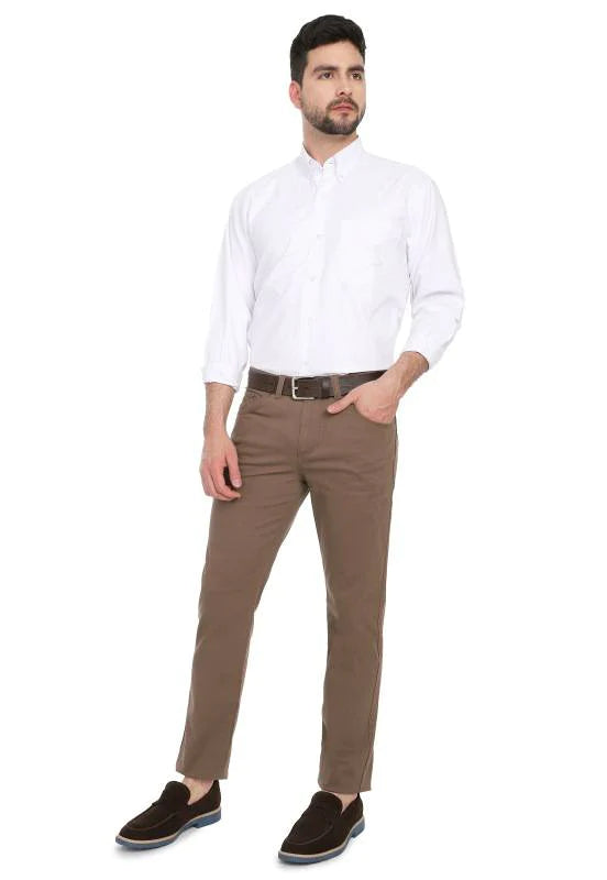 Camisa Manga Larga Lec Lee para Hombre - Blanca