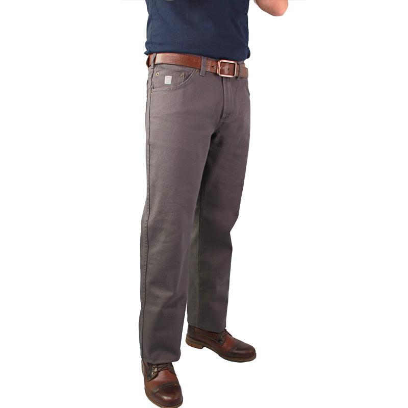 Pantalón En Dril Básico Para Hombre Gris - Main Image