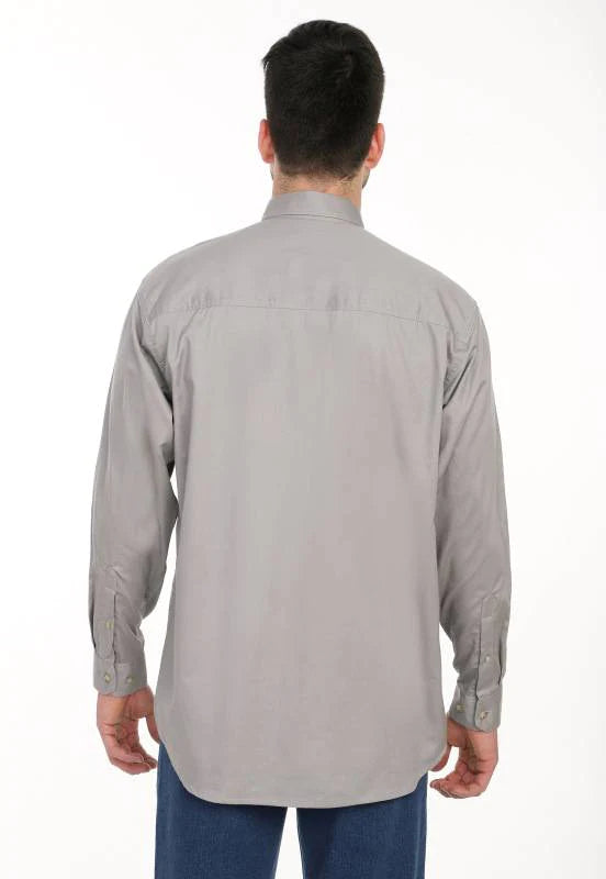 Camisa Básica 208  Lec Lee Hombre - Gris Claro